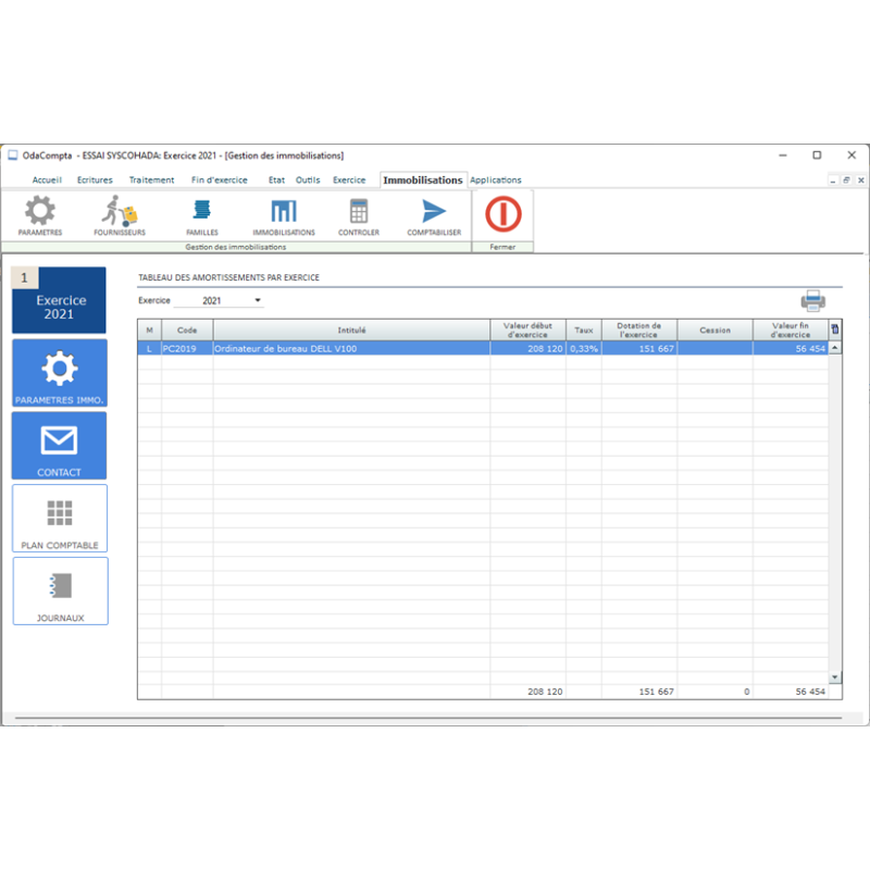 Gestion des immobilisations Gestion des immobilisations